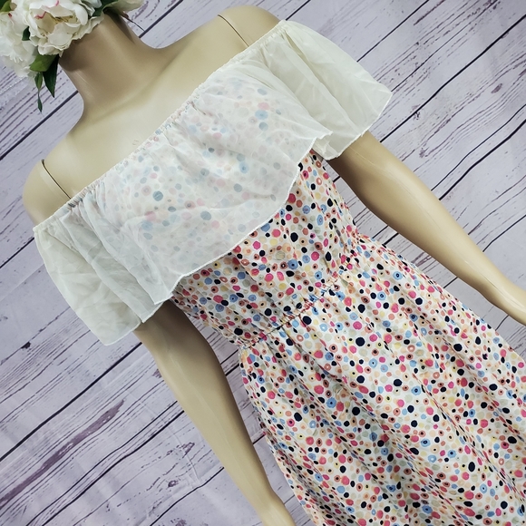 small off shoulder summer dress - Picture 5 of 6